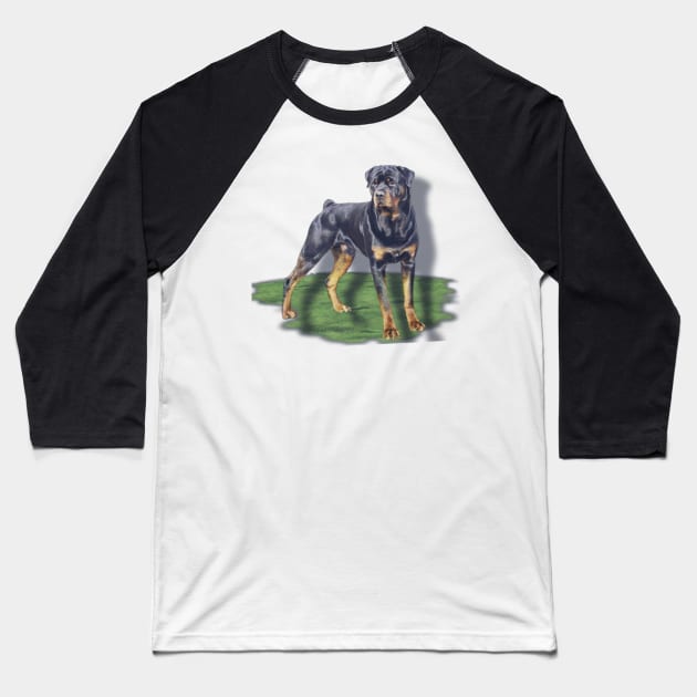 rottweiler Baseball T-Shirt by ZIID ETERNITY